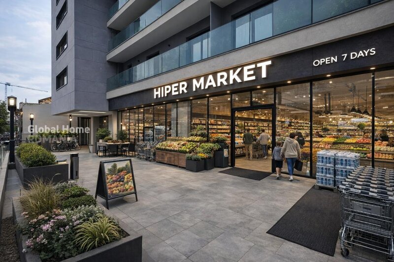 Obor - Avrig Park Spatiu Comercial 105 mp + Terasa 25MP  Vitrina 6ML